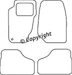 Barevn� autokoberce Jeep Cherokee KJ