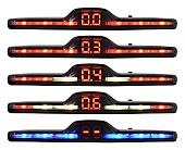 Parkovac� asistent - LED display 4 senzory