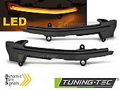 LED dynamick� blinkry bo�n� do zrc�tek SEAT ATECA, kou�ov� sklo