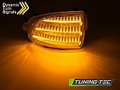 LED dynamick� bo�n� blinkr do zrc�tek pro Volvo XC70 XC90 Facelift - b�l� proveden�