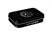 Plechov� krabi�ka s mentolkami Mint Box XL - Mercedes-benz Logo Black & Silver