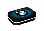 Plechov krabika s mentolkami Mint Box BMW - Logo Blue Shine