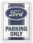 Retro cedule Ford - Parking Only 15x20cm
