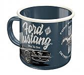 Retro Plechov� Hrnek - Ford Mustang - The Boss