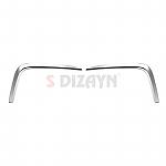 Nerez - chrom dekory-difuzory zadn�ho n�razn�ku Volkswagen Tiguan III