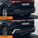 Nerez - chrom dekory-difuzory zadn�ho n�razn�ku Volkswagen Tiguan III