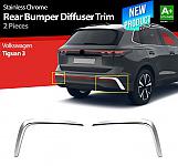 Nerez - chrom dekory-difuzory zadn�ho n�razn�ku Volkswagen Tiguan III