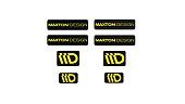 Sada 3D samolepek MAXTON - v�ce barev