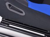 Sportovn� seda�ka + r�m pro hern� konzoli / volant, �erno-modr�