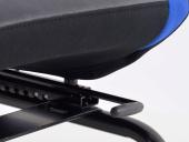 Sportovn� seda�ka + r�m pro hern� konzoli / volant, �erno-modr�