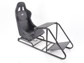 Sportovn� ko�enkov� seda�ka + r�m pro hern� konzoli / volant, �ern�