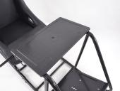 Sportovn� ko�enkov� seda�ka + r�m pro hern� konzoli / volant, �ern�