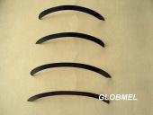 Lemy blatn�k� Hyundai Coupe, 2-dv��. bez bo�n� li�ty, �ern� mat