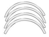 Chromov� lemy blatn�k� �koda Roomster 5-dv��.