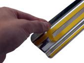 Kryt prahu zadn�ch dve�� nerez-chrom SEAT ALHAMBRA II