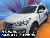Deflektory-ofuky oken Hyundai Santa FE III + zadn�