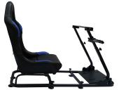 Seda�ka s r�mem pro hern� konzoli, volant - ko�enka, �erno-modr�