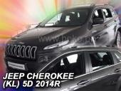 Deflektory-ofuky oken Jeep Cherokee (KL) + zadn�