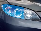 Folie na svtlomety - modr, 100x30cm