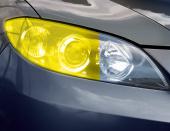 Folie na sv�tlomety - �lut�, 100x30cm