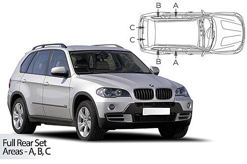 Slunen clony CarShades BMW X5 E70, 5-dv.