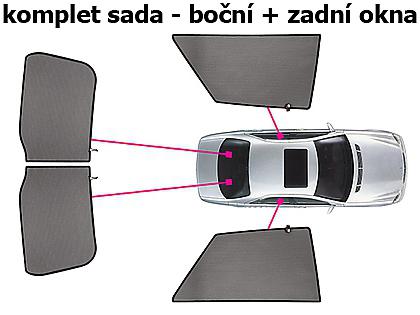 Sluneční clony CarShades HYUNDAI i20, 5-dvéř.