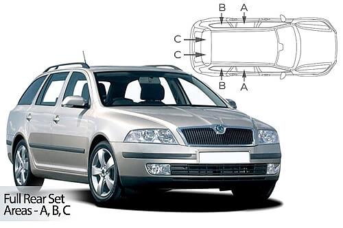 Slune�n� clony CarShades �KODA Octavia II, kombi