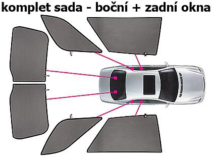 Slunen clony CarShades SSANGYONG Rodius, 5-dv.