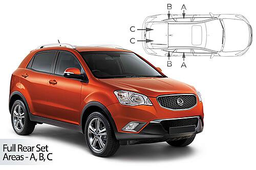 Slunen clony CarShades SSANGYONG Korando, 5-dv.