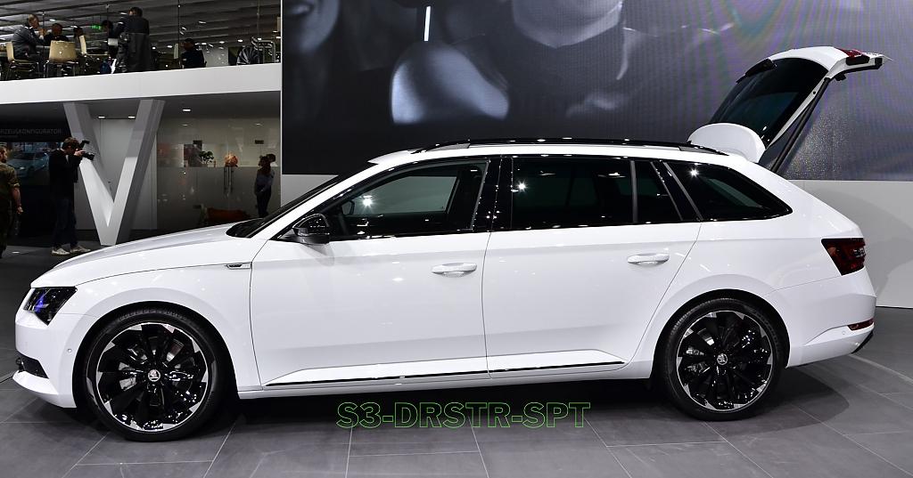 Сплиттер skoda superb