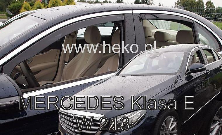 Deflektory-ofuky oken Mercedes E W213 pedn + zadn