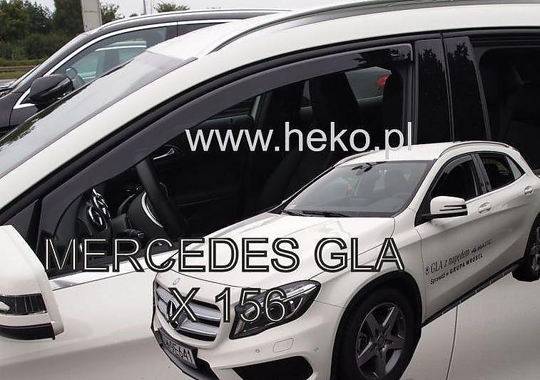 Deflektory-ofuky oken Mercedes GLA X156 pedn
