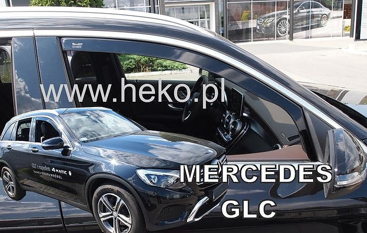 Deflektory-ofuky oken Mercedes GLC X253 p�edn�