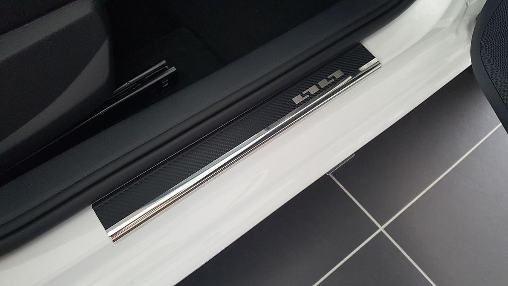 Kryty prah-nerez+karbon SEAT IBIZA V 5 dv.