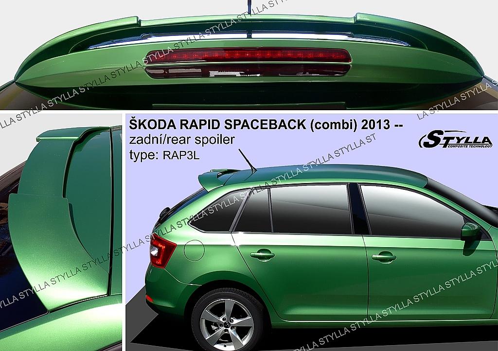 St��ka - st�e�n� spoiler �koda Rapid Spaceback