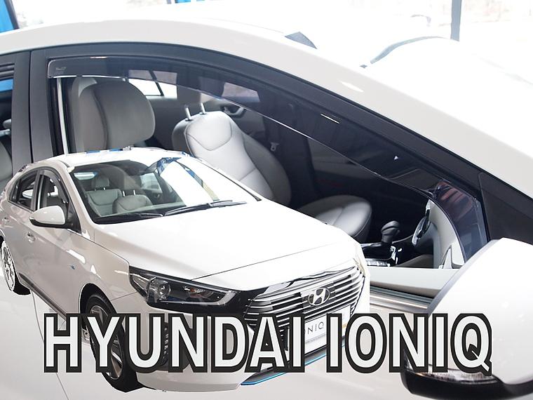Deflektory-ofuky oken Hyundai Ioniq - pedn