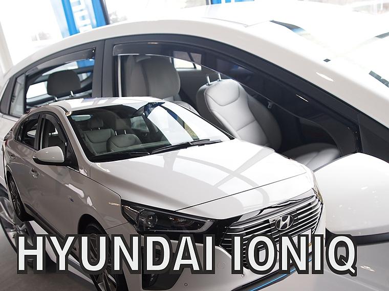 Deflektory-ofuky oken Hyundai Ioniq - pedn+zadn