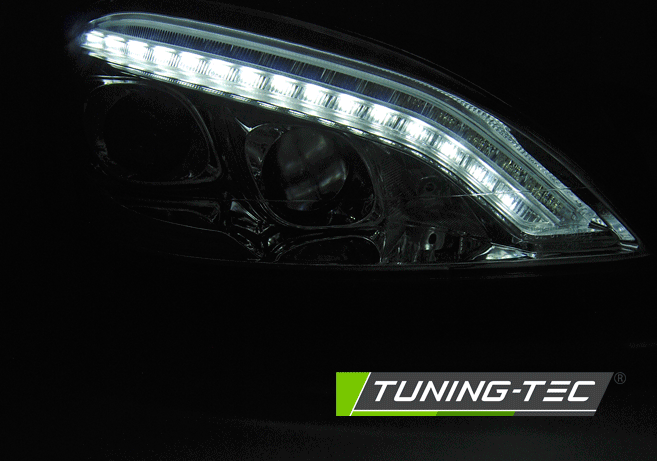 LED pedn svtla Mercedes S W221 ern HID