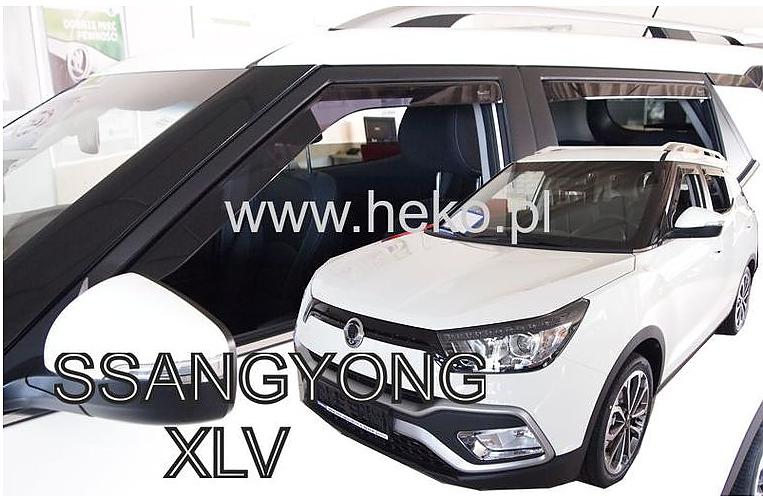 Deflektory-ofuky oken Ssangyong XLV 5D - pedn