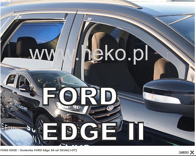 Deflektory-ofuky oken Ford Edge 5D - p�edn�+zadn�