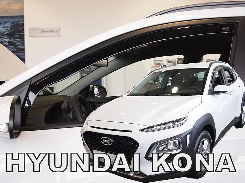 Deflektory-ofuky oken Hyundai Kona - pedn