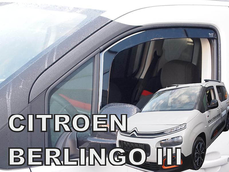 Deflektory-ofuky oken Citroen Berlingo III - přední