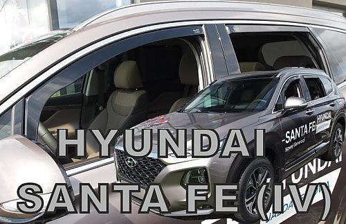Deflektory-ofuky oken Hyundai Santa Fe IV 5D - p�edn�+zadn�