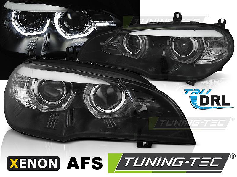 Pedn svtla xenon D1S 3D LED DRL AFS BMW X5 E70 ern