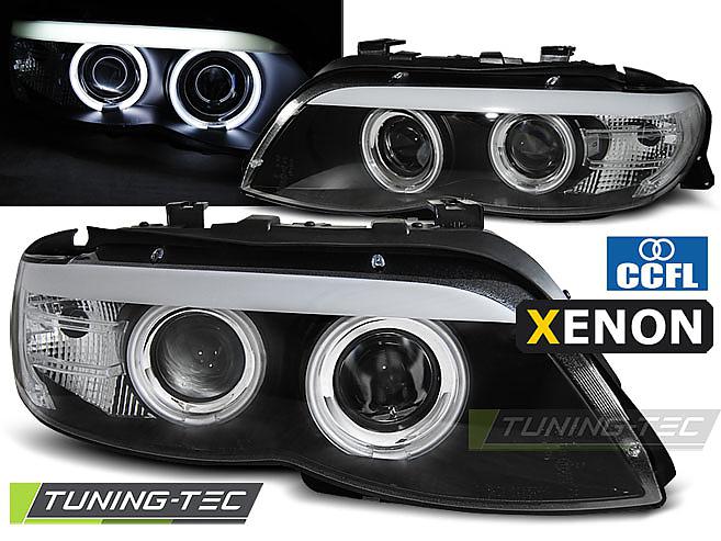 Pedn svtla angel eyes CCFL BMW X5 E53 xenon D2S ern