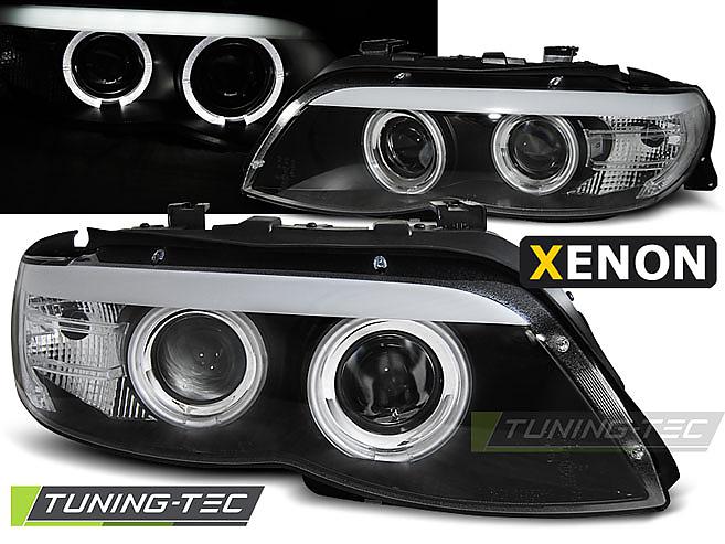 Pedn svtla angel eyes BMW X5 E53 xenon D2S ern