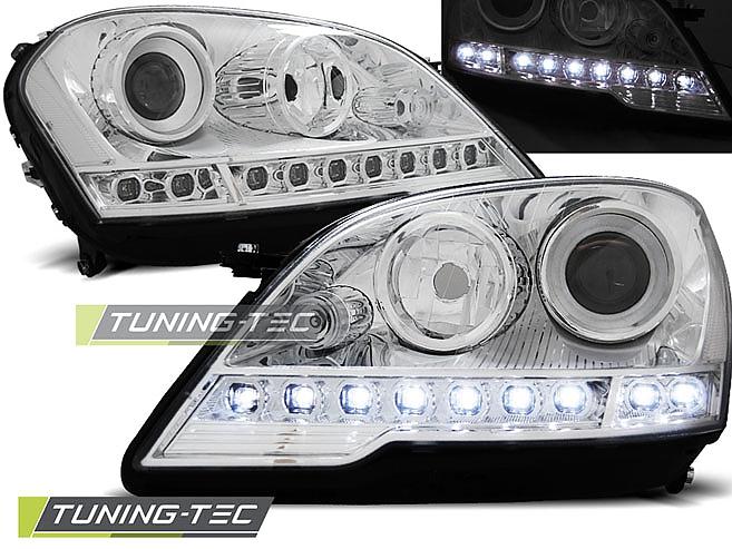 P�edn� sv�tla Devil Eyes Mercedes Benz W164 M class chrom