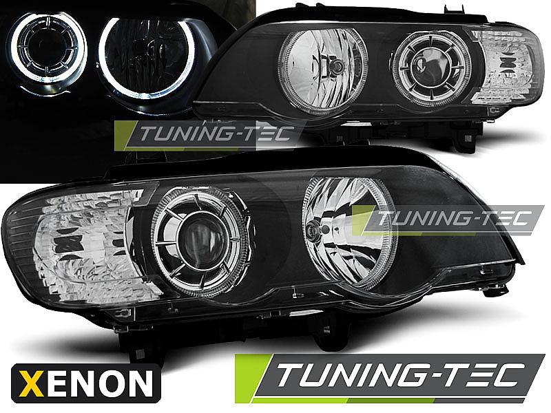 Pedn svtla LED Angel Eyes BMW X5 E53 xenon ern