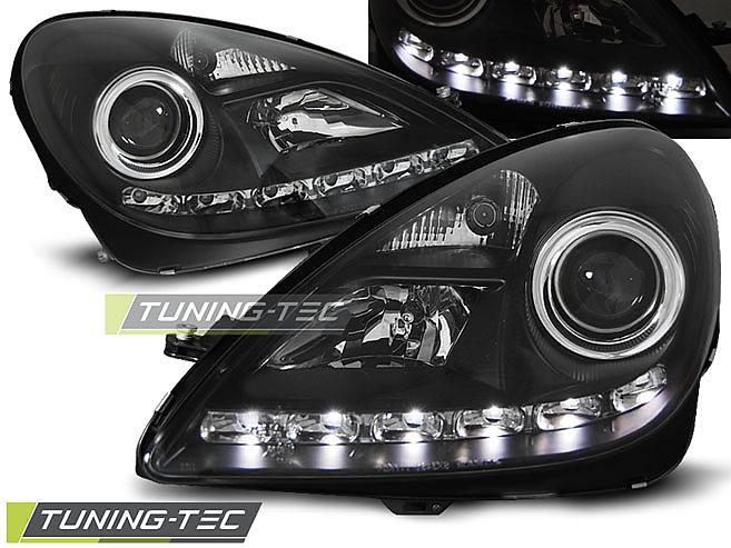 P�edn� sv�tla devil eyes Mercedes-Benz T��da SLK R171 �ern�
