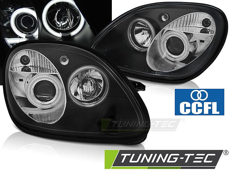 Pedn svtla angel eyes CCFL Mercedes Benz SLK ern
